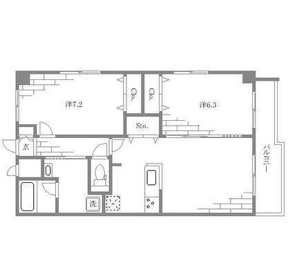 千石 マンション 2LDK