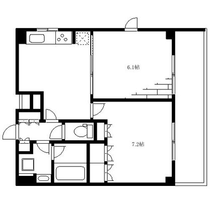千石 マンション 2DK