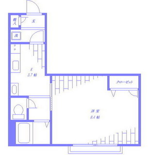 東京都文京区本駒込２丁目 賃貸マンション 1K