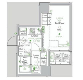 東京都豊島区巣鴨１丁目 賃貸マンション 1K