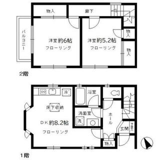 東京都文京区本駒込１丁目 賃貸テラスハウス 2DK