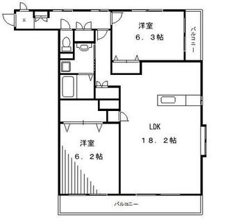 東京都文京区本駒込５丁目 賃貸マンション 2LDK